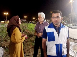 گزارش تصویری/برپایی ایستگاه سلامت و تندرستی رایگان در کنار ساحل نیلگون همیشه خلیج فارس بوشهر