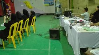 گزارش تصویری/پوشش پزشکی مسابقات سالنی سنگ نوردی انتخابی استان ویژه آقایان و بانوان