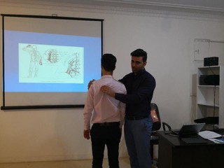 پایان دوره آموزشی ماساژ ورزشی در خوزستان