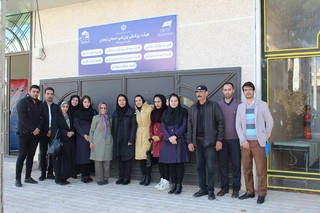 بازدید مدیر کل اداره وجوانان از مرکز درمانی هیات پزشکی ورزشی استان زنجان