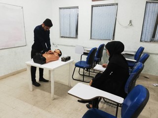 گزارش تصویری/ آزمون کتبی و عملی  کمک‌های اولیه‌های در دانشگاه علمی کاربردی بوشهر