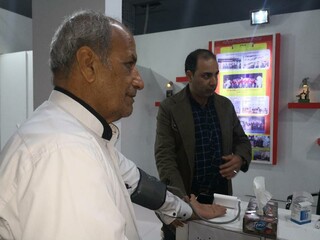 برپایی ایستگاه سلامت سنجی