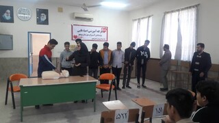 گزارش تصویری/ برگزاری کارگاه یک روزه آموزش احیا قلبی در هنرستان جابربن حیان بوشهر