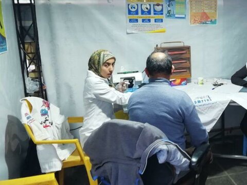 برپایی ایستگاه تندرستی-کرمان