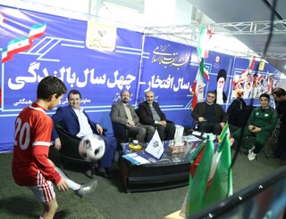 حضور دبیر فدراسیون پزشکی ورزشی در نمایشگاه ملی دستاوردهای 40 ساله انقلاب اسلامی