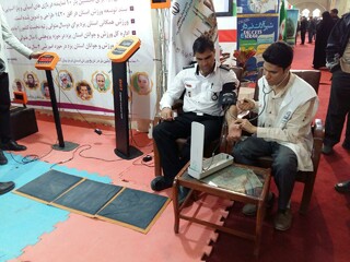 حضور هیات پزشکی ورزشی یزد در نمایشگاه دستاوردهای انقلاب
