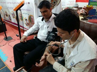 حضور هیات پزشکی ورزشی یزد در نمایشگاه دستاوردهای انقلاب