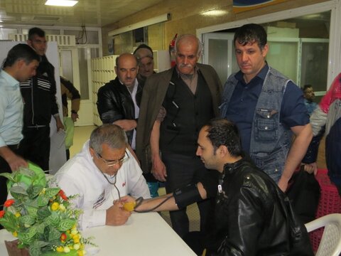 برپایی ایستگاه سلامت -چهارمحال وبختیاری