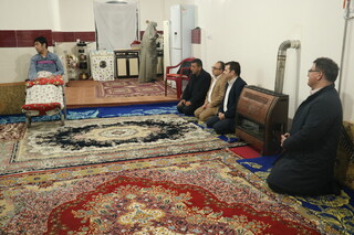 حضور دبیر فدراسیون در منزل حسین اسماعیلی ژیمناستیک کار خویی
