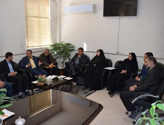 دیدار رئیس هیئت و اعضای هیئت پزشکی ورزشی با مدیرکل ورزش و جوانان استان قم