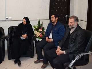 دیدار رئیس هیئت و اعضای هیئت پزشکی ورزشی با مدیرکل ورزش و جوانان استان قم