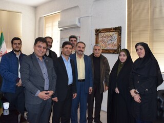 دیدار رئیس هیئت و اعضای هیئت پزشکی ورزشی با مدیرکل ورزش و جوانان استان قم