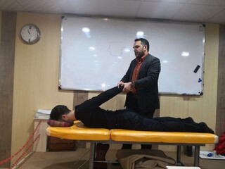 کارگاه آموزشی آشنایی با ماساژ ورزشی