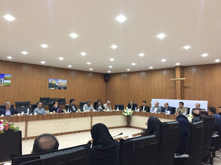 جلسه هماهنگی و برنامه ریزی مدیریت بحران با حضور رییس هیات پزشکی  ورزشی استان بوشهر