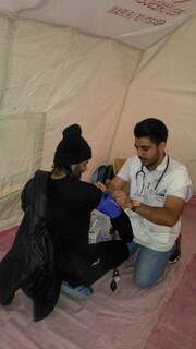 گزارش تصویری ارایه خدمات پزشکی به سیل زدگان استان لرستان