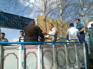 ارسال کمکهای جامعه ورزش استان به سیل زدگان در قاب تصویر