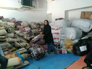 ارسال کمکهای جامعه ورزش استان به سیل زدگان در قاب تصویر