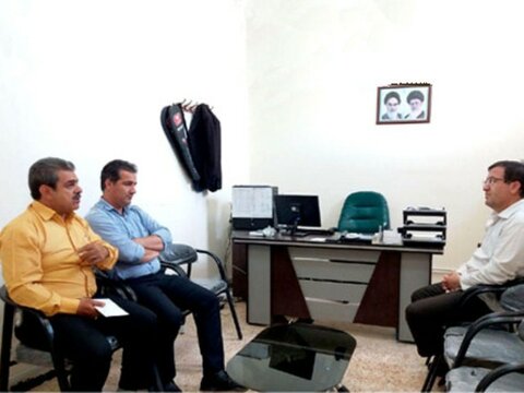 جلسه با رئیس شورا شهر سیروان