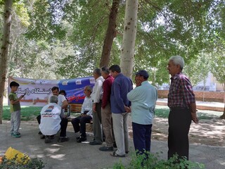 ایستگاه رایگان سلامت هیأت پزشکی ورزشی یزد