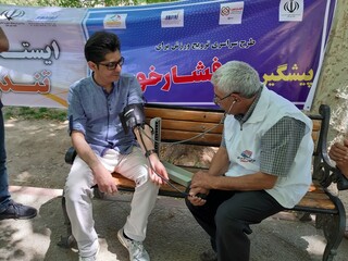 ایستگاه رایگان سلامت هیأت پزشکی ورزشی یزد