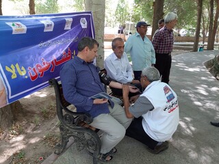 ایستگاه رایگان سلامت هیأت پزشکی ورزشی یزد