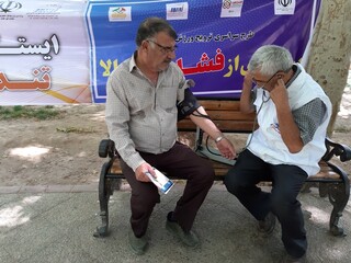 ایستگاه رایگان سلامت هیأت پزشکی ورزشی یزد