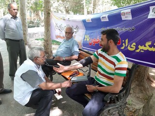 ایستگاه رایگان سلامت هیأت پزشکی ورزشی یزد