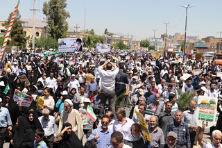 حضور هیات فارس در راهپیمایی روز قدس