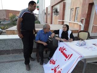 ایستگاه سلامت هفته مبارزه با مواد مخدر-کرمان