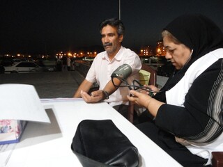 ایستگاه سلامت هفته مبارزه با مواد مخدر-کرمان