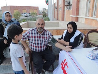 ایستگاه سلامت هفته مبارزه با مواد مخدر-کرمان