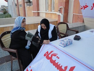 ایستگاه سلامت هفته مبارزه با مواد مخدر-کرمان