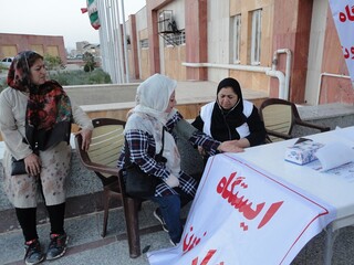 ایستگاه سلامت هفته مبارزه با مواد مخدر-کرمان