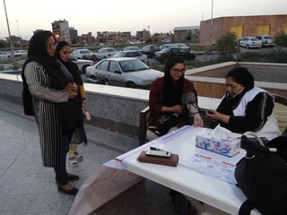 ایستگاه سلامت هفته مبارزه با مواد مخدر-کرمان