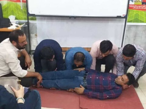 کارگاه آموزشی  کمکهای اولیه در شهرستان  بندرامام