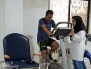 اشکان خورشیدی : در کلینیک هیات پزشکی ورزشی مازندران