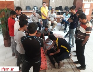 برگزاری دوره آموزشی امدادگری ورزشی در فارس