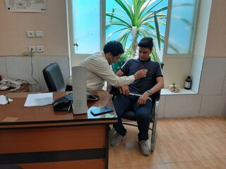 دختران کنگ فو کار و پسران فوتبالیست المپیاد استعدادهای برتر مورد معاینات کارت سلامت قرار گرفتند.