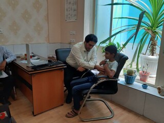 دختران کنگ فو کار و پسران فوتبالیست المپیاد استعدادهای برتر مورد معاینات کارت سلامت قرار گرفتند.