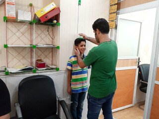 دختران کنگ فو کار و پسران فوتبالیست المپیاد استعدادهای برتر مورد معاینات کارت سلامت قرار گرفتند.