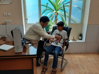 دختران کنگ فو کار و پسران فوتبالیست المپیاد استعدادهای برتر مورد معاینات کارت سلامت قرار گرفتند.