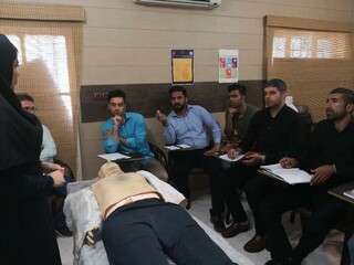 برگزاری دوره امدادگری پزشکی  در استان خوزستان