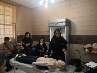 برگزاری دوره امدادگری پزشکی  در استان خوزستان