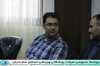 جلسه رئیس بهمراه کمیته های مختلف هیات پزشکی ورزشی استان مازندران جهت آماده سازی اولین کنگره سراسری رویکرد پزشکی ورزشی در آسیب