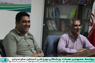 جلسه رئیس بهمراه کمیته های مختلف هیات پزشکی ورزشی استان مازندران جهت آماده سازی اولین کنگره سراسری رویکرد پزشکی ورزشی در آسیب