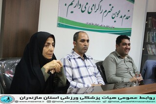 جلسه رئیس بهمراه کمیته های مختلف هیات پزشکی ورزشی استان مازندران جهت آماده سازی اولین کنگره سراسری رویکرد پزشکی ورزشی در آسیب