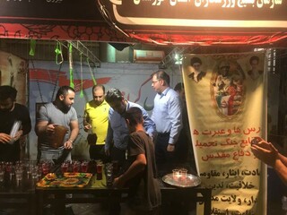 برپایی ایستگاه صلواتی  دراستان خوزستان