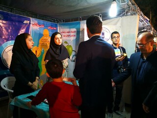 غرفه هیات پزشکی در جشنواره ونمایشگاه ورزش در یزد برپاشد.