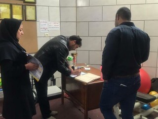 بازدید ناظرین ستاد نظارت استانی - شهر هفشجان - چهار محال وبختیاری