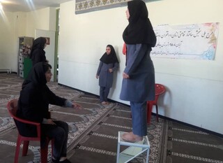 اجرای دومین مرحله طرح قامت سنجی دختران و زنان روستایی